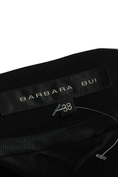 Barbara Bui Women Black Straight Pencil Skirt Knee Length Polyester Zip Size 38
