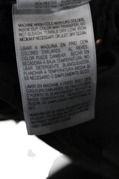 Mother Womens Skinny Black Jeans High Rise Button Fly Size 25