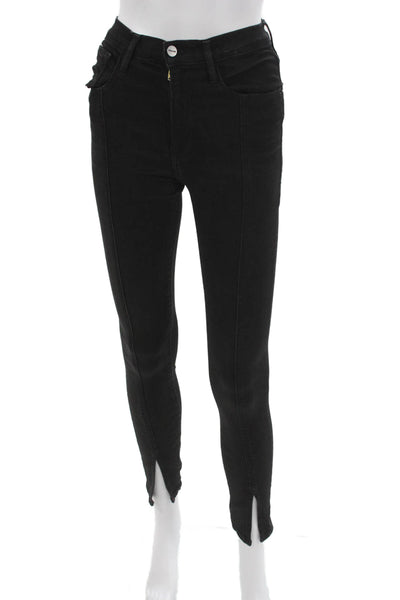 Frame Womens Skinny Black Jeans Size 25