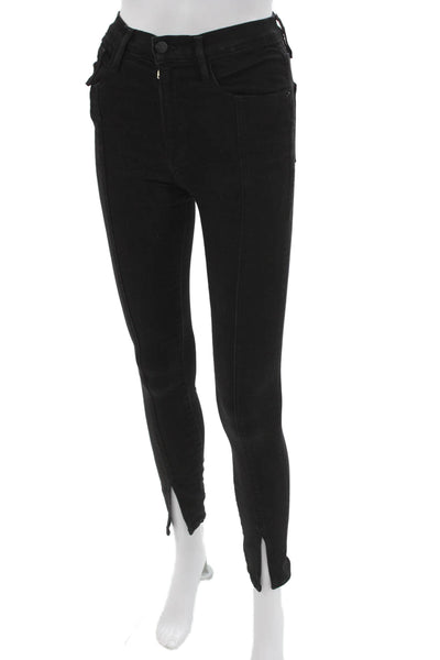 Frame Womens Skinny Black Jeans Size 25