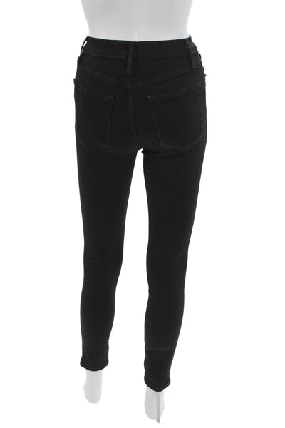 Frame Womens Skinny Black Jeans Size 25