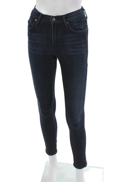Citizens of Humanity Women Skinny Jeans Blue Size 24