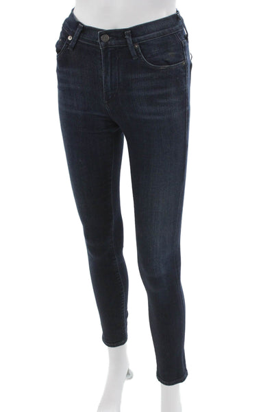 Citizens of Humanity Women Skinny Jeans Blue Size 24