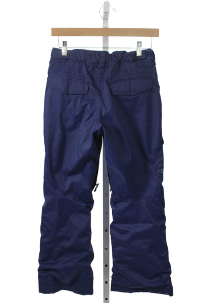 Burton Girls Snow Pants Blue Polyester Snap Winter Size M
