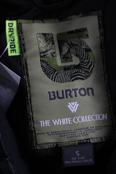 Burton Boys Gray Snow Pants Polyester Zip Winter Snowboarding Size S