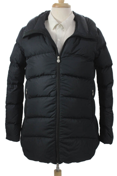 Perfect Moment Women Puffer Jacket Black Polyester Zip Ski Size L