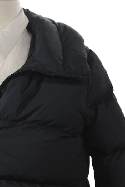 Perfect Moment Women Puffer Jacket Black Polyester Zip Ski Size L