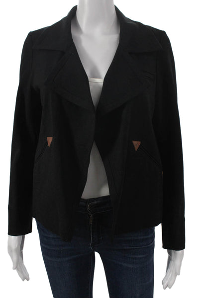 Lacoste Womens Pantsuit Black Viscose Long Sleeve Size 38