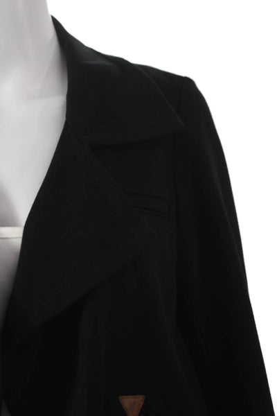 Lacoste Womens Pantsuit Black Viscose Long Sleeve Size 38