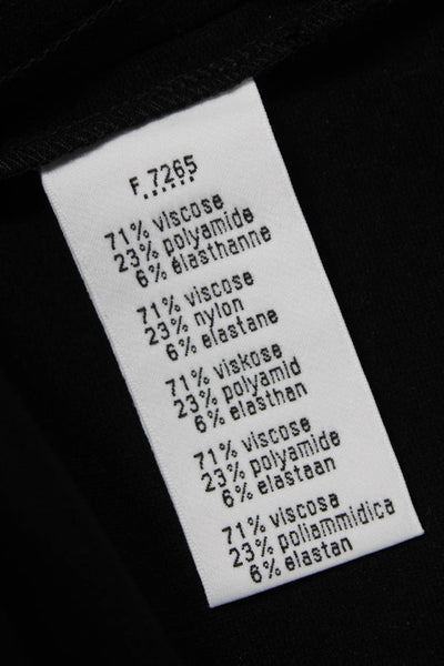 Lacoste Womens Pantsuit Black Viscose Long Sleeve Size 38