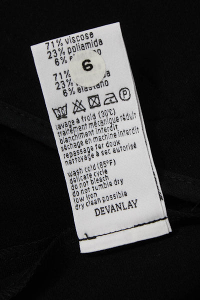 Lacoste Womens Pantsuit Black Viscose Long Sleeve Size 38