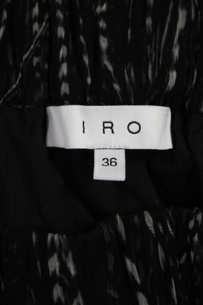 IRO Women Multicolor Animal Print Viscose Mini Skirt Pull On Size 36
