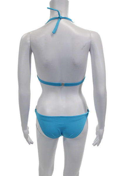Kiwi Saint-Tropez Women Two-Piece Bikini Blue Swimwear Size 1
