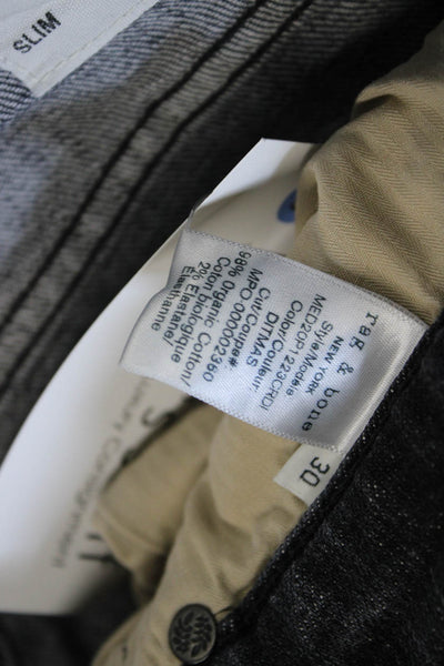 Rag & Bone Mens Black Tapered Jeans Size 30