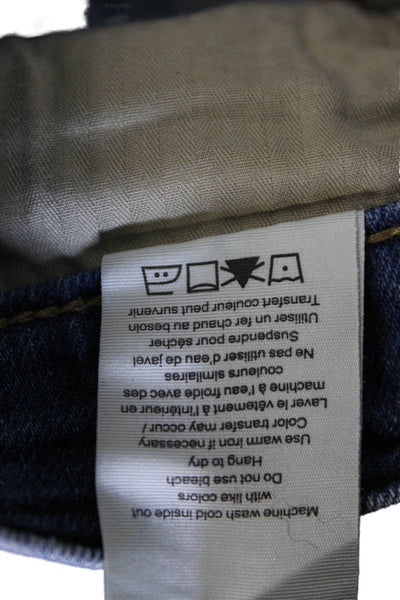 Rag & Bone Mens Straight Blue Jeans Cotton Blend Button Size 30