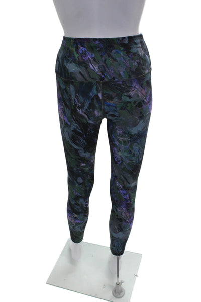 Lululemon Women Ankle Tie Dye Multicolor Polyester Blend Leggings Size 6