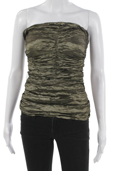 Nicole Miller Collection Women Tube Top Sleeveless Viscose Blend Size 8