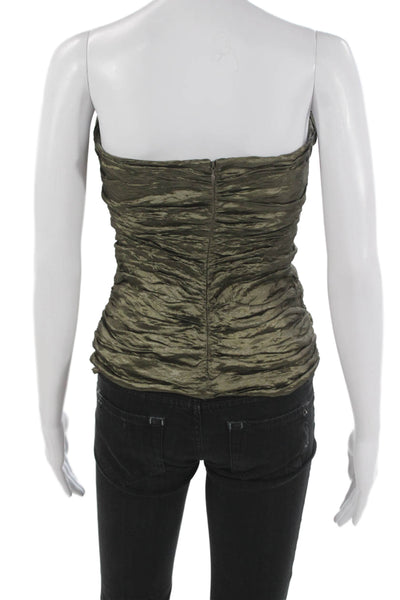 Nicole Miller Collection Women Tube Top Sleeveless Viscose Blend Size 8