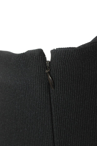 Ingrorose Women Dress Pants Black Zip Solid 95% Polyamide Size 44