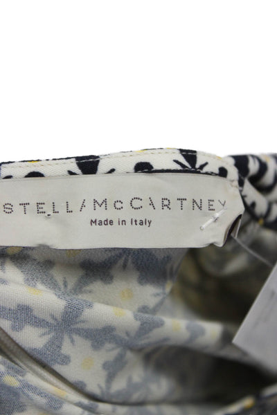 Stella McCartney Women Multicolor Shift Dress Mini Short Sleeve Size 46
