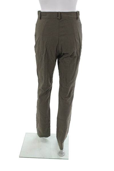 Jenne Maag Women Chino Pants Green Button Closure Polyamide Size S