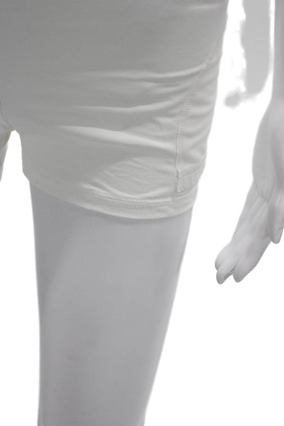 Weworewhat Womens Athletic Tennis Skort White Scoop Neck Short Size M