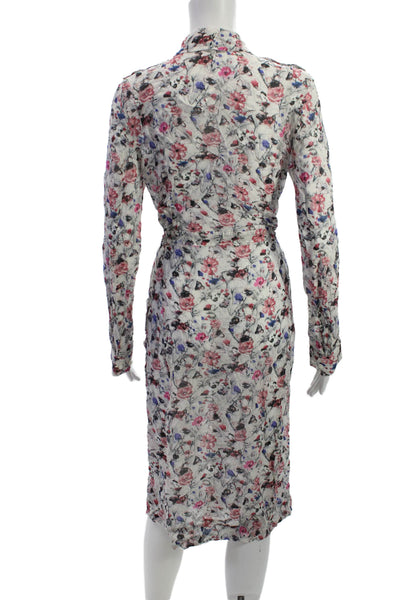 Rag & Bone Womens Shirt Dress Multicolor Collared Long Sleeve Size 2