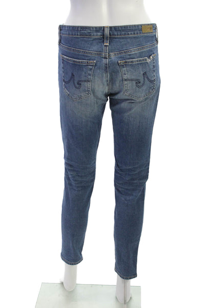 Adriano Goldschmied Womens Skinny Jeans Blue Low Rise Size 27