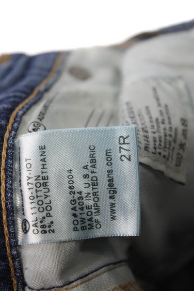 Adriano Goldschmied Womens Skinny Jeans Blue Low Rise Size 27