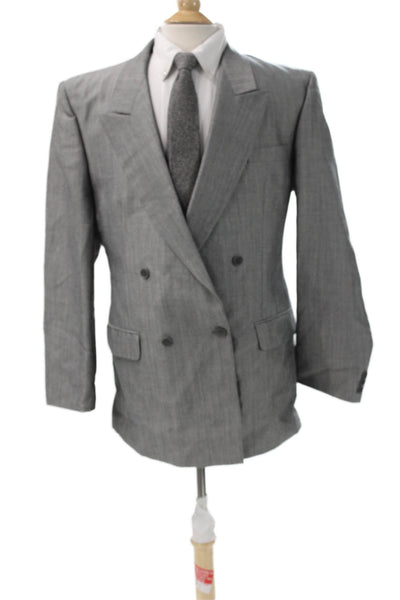 Alexandre Mens Blazer Wool Blend Solid Size 42