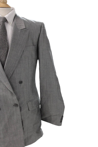 Alexandre Mens Blazer Wool Blend Solid Size 42