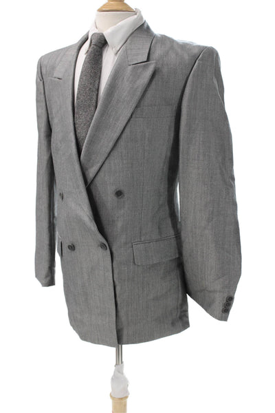 Alexandre Mens Blazer Wool Blend Solid Size 42