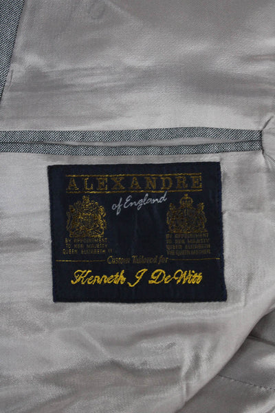 Alexandre Mens Blazer Wool Blend Solid Size 42