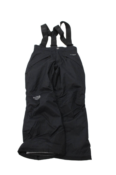 The North Face® Girls Sleeveless Zippered Straight Overalls Black Size XS