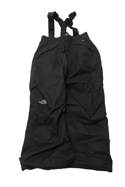 The North Face® Girls Sleeveless Zippered Straight Overalls Black Size M
