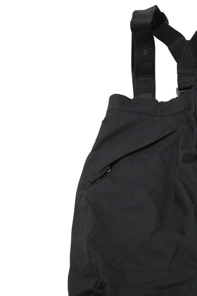 The North Face® Girls Sleeveless Zippered Straight Overalls Black Size M