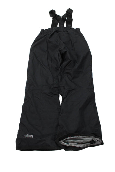The North Face® Girls Sleeveless Zippered Straight Overalls Black Size M