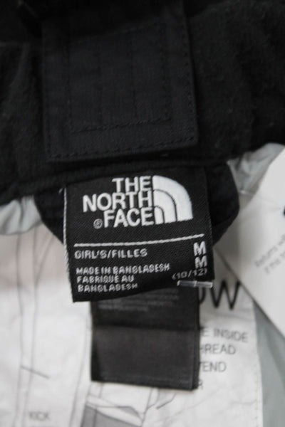 The North Face® Girls Sleeveless Zippered Straight Overalls Black Size M