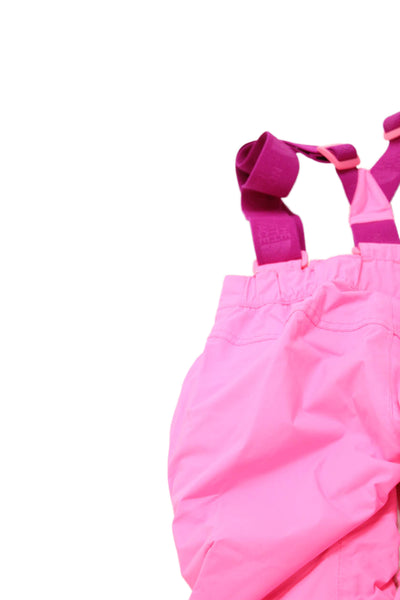 The North Face® Girls Sleeveless Zippered Straight Overalls Pink Size 2XS