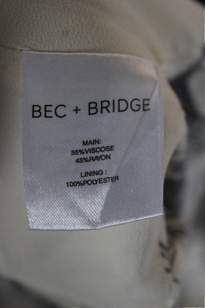 Bec & Bridge Womens Sleeveless Viscose Blend Top Size 4