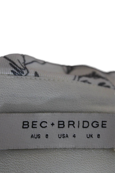 Bec & Bridge Womens Sleeveless Viscose Blend Top Size 4