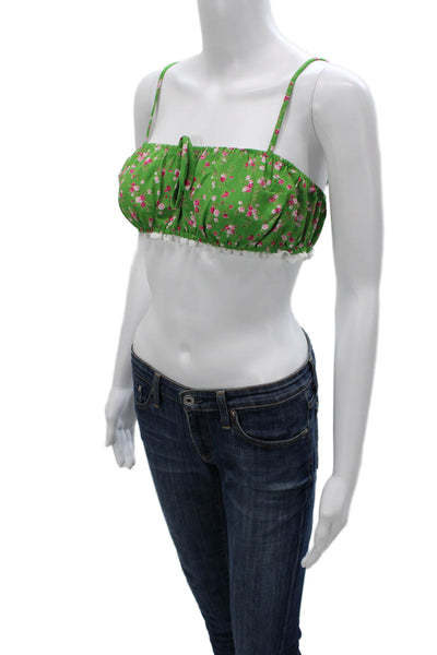 Isalis Womens Sleeveless Floral Polyester Blouse Size M