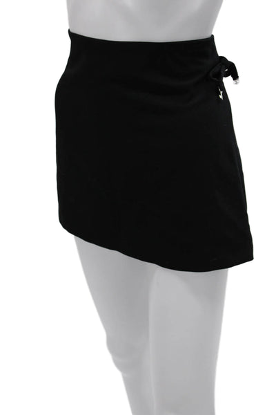 Zara Womens Mini Skirt Black Polyester Blend Size M