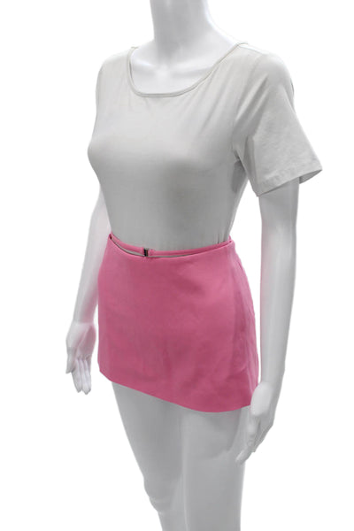 Zara Womens Pink Mini Skirt Polyester Blend Short Size S