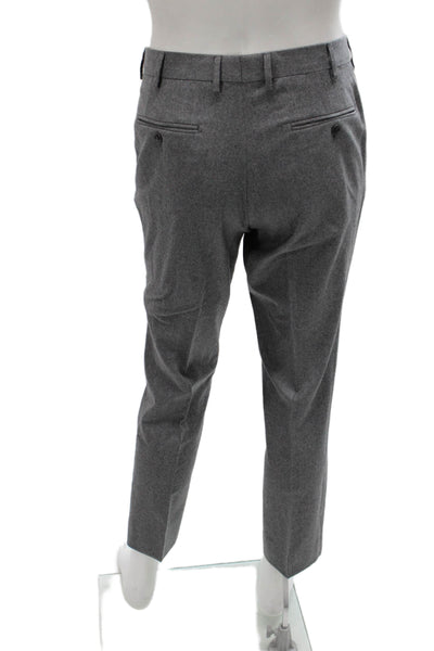 Lubiam Mens Gray Wool Suit Size 52