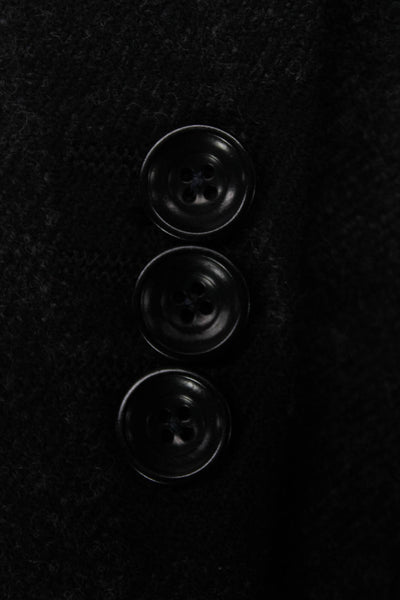 Pal Zileri Mens Blazer Gray Plaid Wool Button Size 52