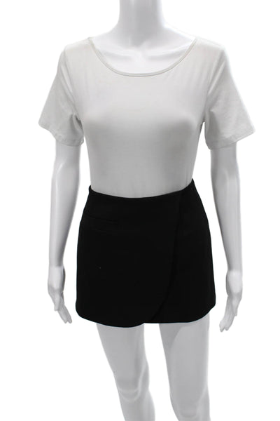 MNG Women Mini Skirt Black Polyester Blend Size 4