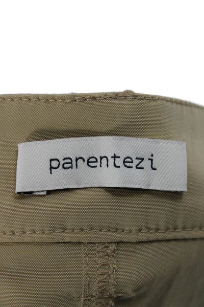 Parentezi Womens Mini Skirt Polyester Solid Short Size S
