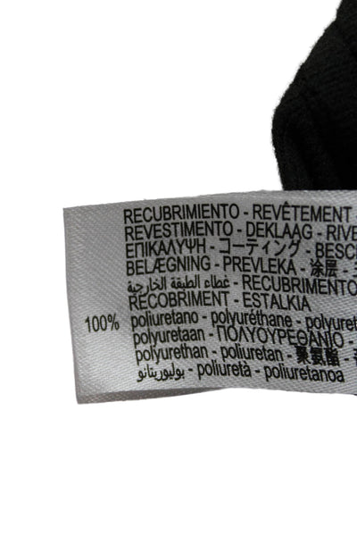 Zara Womens Black Polyurethane Pants Size S