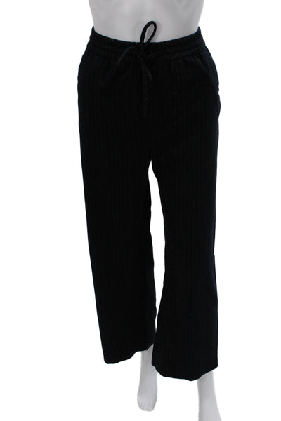 Zara Womens Solid Polyester Pants Inseam 32 Size M